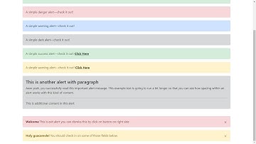 Alerts in Bootstrap 5 | Bootstrap 5 Tutorials #2