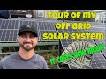 Tour of my off grid solar system with the solark 15k