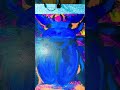 🎨 Colorful Inkblot Beetle | Abstract Art Short 🪲✨#artshorts #painting #acrylicart #shortsvideo #art