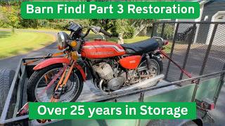 Barn Find Part 3:1972 Kawasaki H1-b 500, Back to life after 25years (H2 750, S1, S2, S3) Restoration