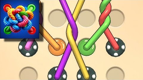 Twisted Rope Tangle Puzzle Level 11-15 Walkthrough Gameplay Android,iOS