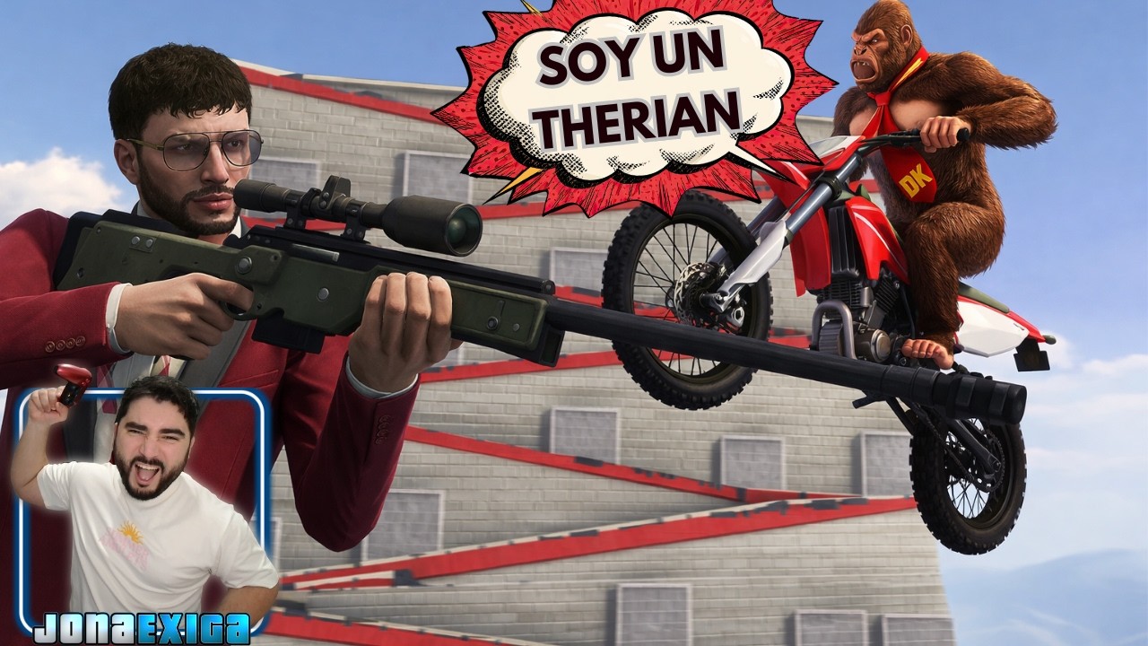 CAZANDO A DONKEY KONG 😂 - SNIPERS vs MOTOS | GTA V Online #23