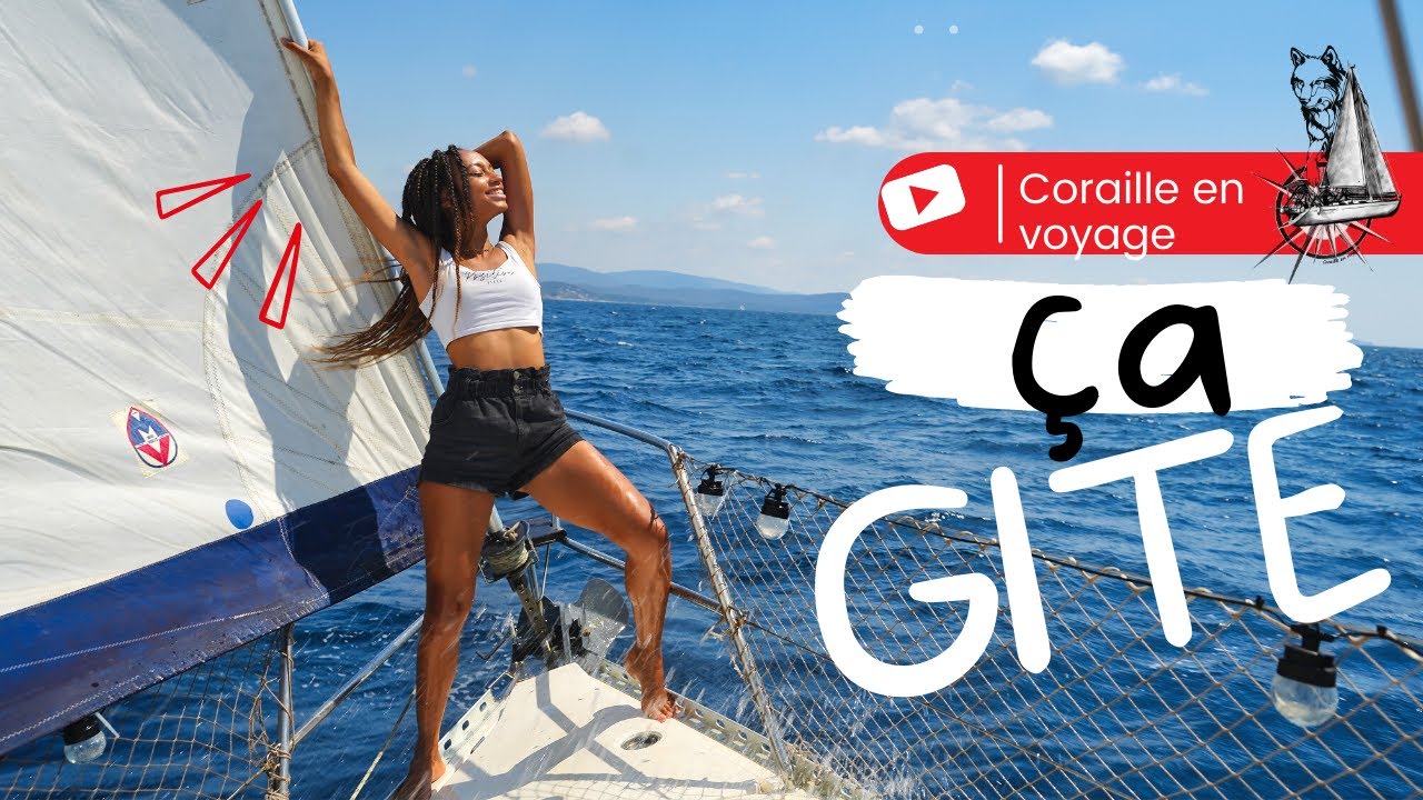 ⁣Un voilier ça penche et ça mouille !! voilier coraille