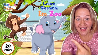 Zoo Animals in German | German for Kids | Learn German with Frau Collett