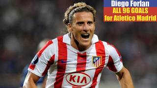 Diego Forlan ◉ All 96 Goals for Atletico Madrid.