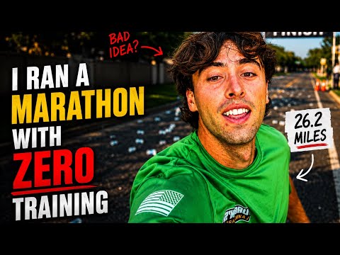 I Ran a Solo Marathon With ZERO Real Training… Here’s What Happened