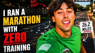 I Ran a Solo Marathon With ZERO Real Training… Here’s What Happened