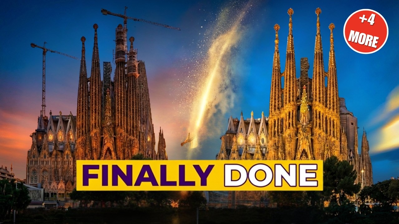 Sagrada Família is Finally Done? (+ 4 More Megaprojects)