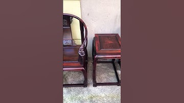 Bộ 3 món minh đế gỗ trắc đen đỏ