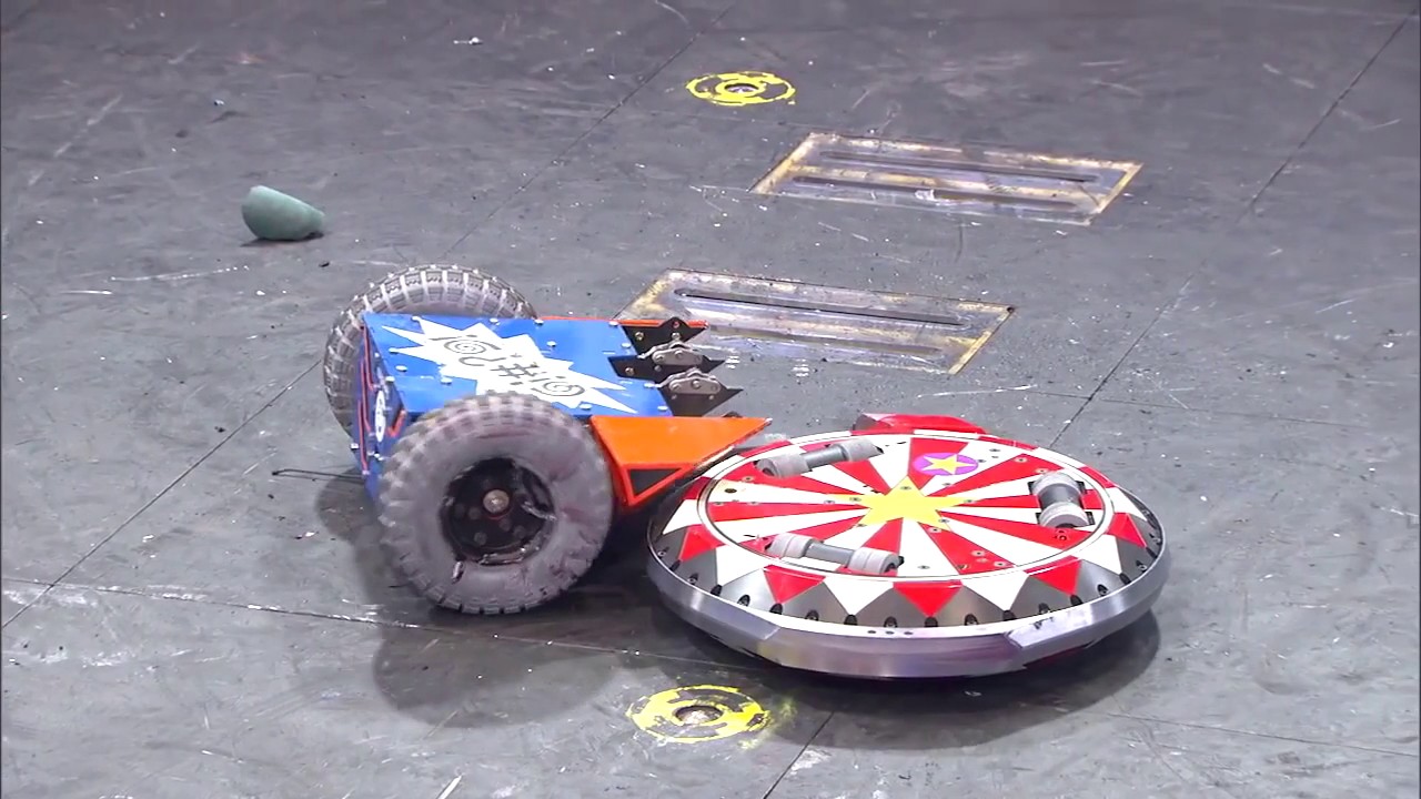 БОИ РОБОТОВ / BattleBots бой Bad Kitty v OverDrive v The Ringmaster