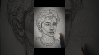 how to make portraits in easy way , art transition #viral #shorts #portraitsketch #portraitdrawing