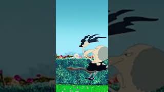 Witch Turns Oggy Into A Kid