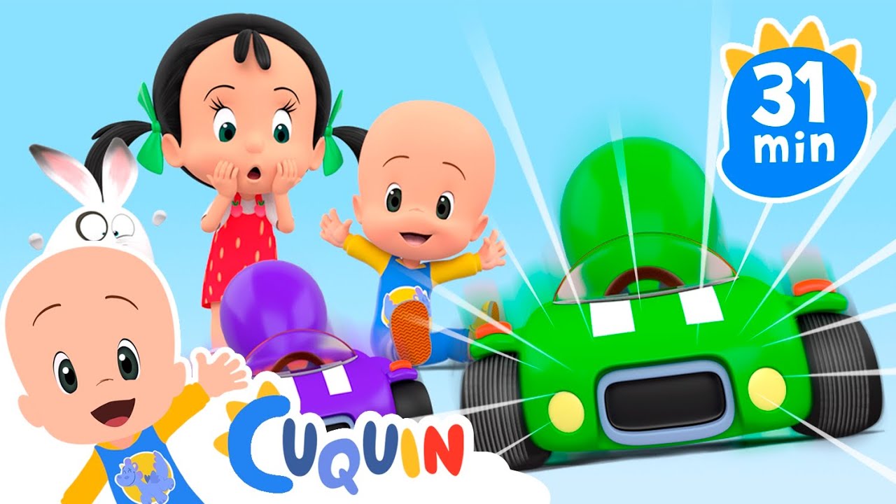 Balloons car race! 🚗🎈 Learn the colors and more with Cuquin's educational videos