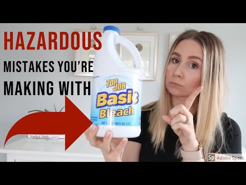 DANGEROUS MISTAKES YOU'RE MAKING W/BLEACH//HOW TO CLEAN WITH BLEACH//PRODUCTS TO NEVER MIX W/BLEACH