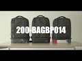 リュック・バックパック（アルファ・2層式・靴/弁当収納・通学/通勤・A4収納）200-BAGBP014BK/CM/TR