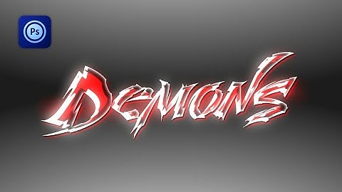 TEXT EFFECT DESIGN BY SHARKS | Photoshop Touch/CC