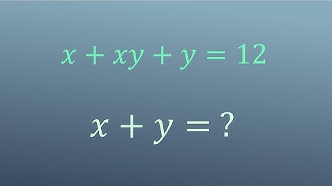 Equation | Useful Idea For Math Olympiad UKMT Senior Junior AMC 8 10 12 BMO 1 2  AIME | || 2022 2023