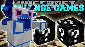 PopularMMOs Pat and Jen Minecraft_ YETI MUTANTE CHALLENGE GAMES - Lucky Block Mod - Modded Mini-Game