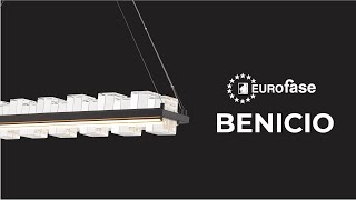 【Bruco】35&quot; LED Linear Chandelier | Black | Eurofase Lighting