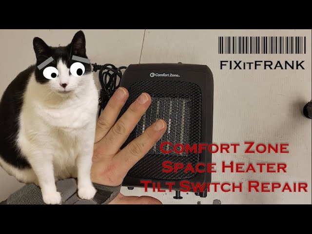 ComfortZone Space Heater Repair | Tilt Switch Adjustment - YouTube