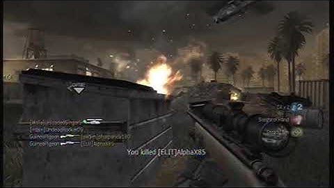 Vintage COD4: No scope collateral across map.