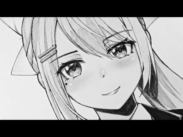How to Draw a Beautiful Anime Girl Step by Step - AnimeOutline  Anime  drawings for beginners, Anime girl drawings, Girl drawing easy