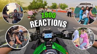 Taking My Loudest Z900 In City😍| Crazy Public Reactions On Kawasaki Z900💖 #kawasaki #superbikes