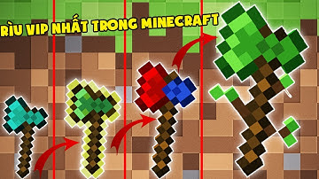 NẾU NOOB SỞ HỮU RÌU CHẶT GỖ VIP NHẤT TRONG MINECRAFT ** NOOB TEAM KHIẾN THẦN RỪNG NỔI GIẬN ??