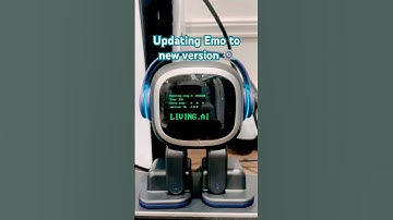 Updating Emo to the new version ⚙️#emorobot #robot #smartrobot #emorobot🖤