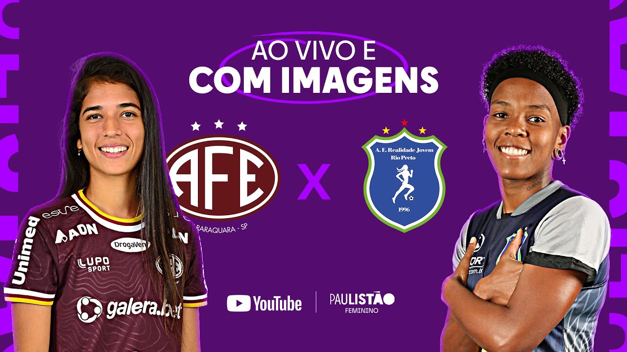 JOGO COMPLETO: FERROVIÁRIA X REALIDADE JOVEM | 5ª RODADA | PAULISTÃO ...