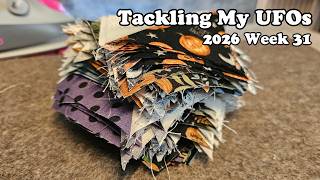 15 Minutes a Day Is Working! Big Progress on My Halloween Stars Quilt | Tackling UFOs 2026 Week 31