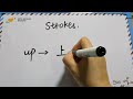 Chinese Strokes Writing Lesson