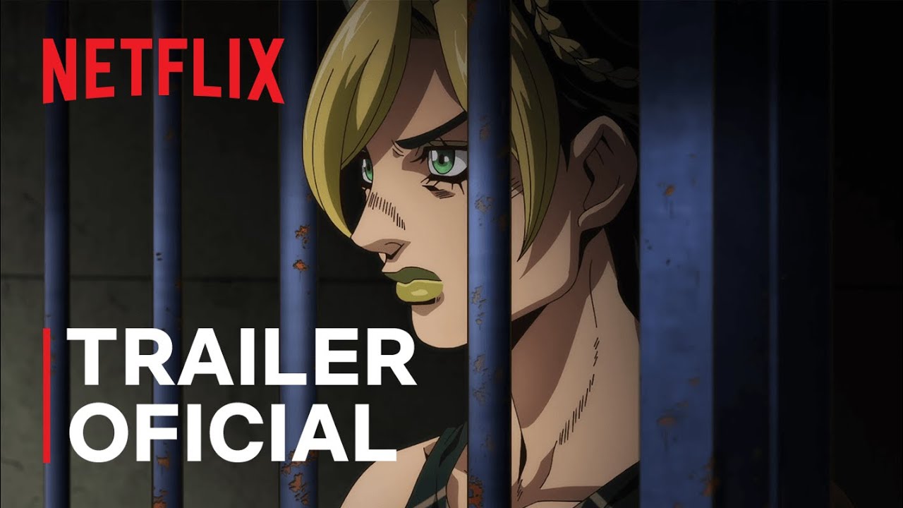 JoJo's Bizarre Adventure parte 6 Stone Ocean trailer dublado 