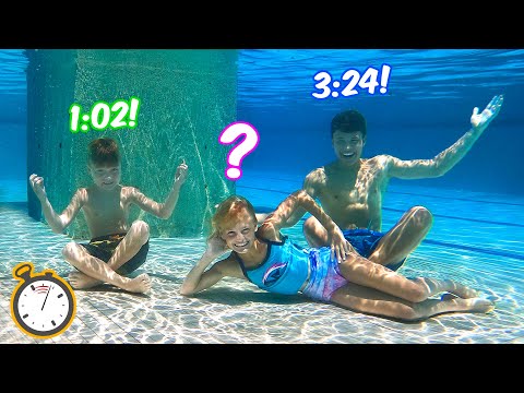 How To Hold Your Breath Over 3 Minutes! Challenge