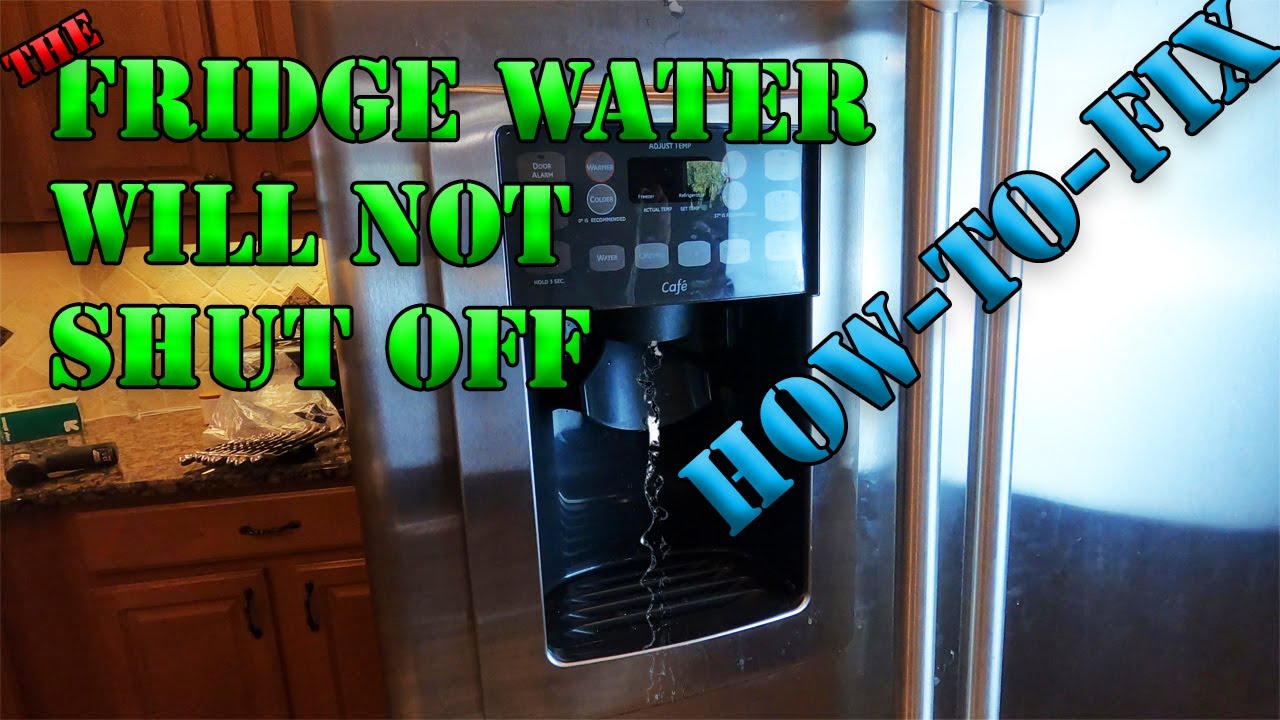 How to: Fix refrigerator water not dispense due to frozen water