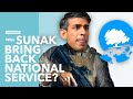 Sunaks national service plan explained