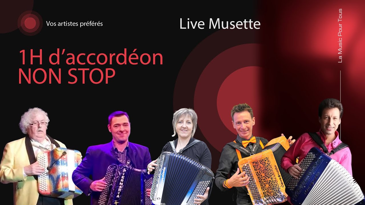 1H d'accordéon musette NON STOP - SETUP 1