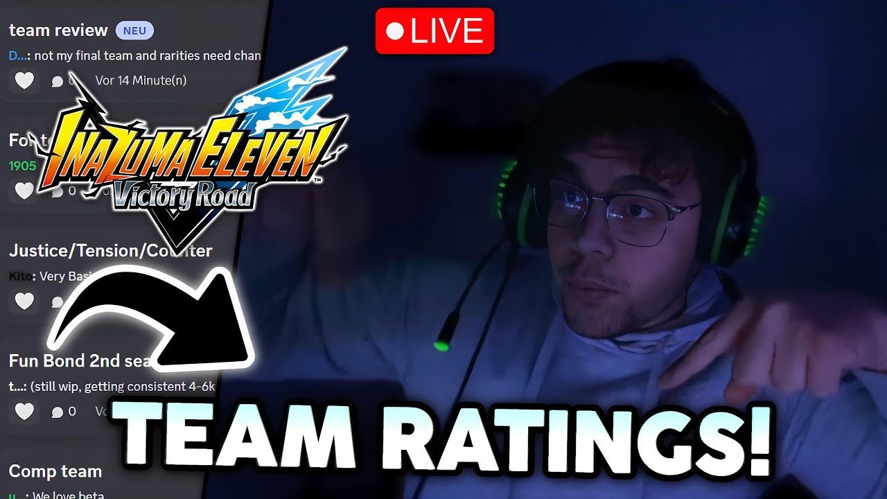 RATING YOUR TEAMS & BATTLES In Inazuma Eleven Victory Road!