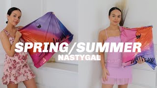 new in NASTY GAL try on haul SPRING\/SUMMER - Ayse and Zeliha