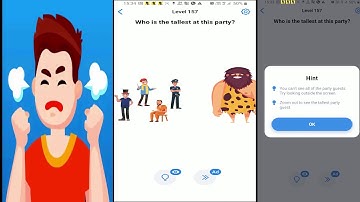 Easy Game Level 157 : Who is the tallest at this party?