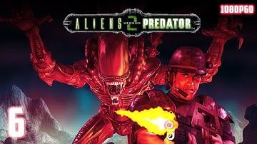 Aliens versus Predator 2 (PC 2001) - 1080p60 HD Walkthrough (Alien) Level 6 - Pursuit