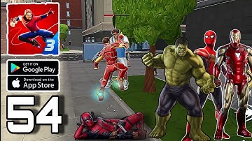 spider man fighter 3 video game Ironman Gameplay walkthrough gameplay ios Android part _54