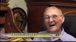 Reflection Of Time In Service, WWII Veteran Arthur Albert