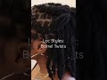 Loc Styles: Barrel Twists NappStar Super Hold Retwist Gel &amp; Giovanni Vitapro Fusion Leave In