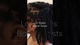 Loc Styles: Barrel Twists NappStar Super Hold Retwist Gel &amp; Giovanni Vitapro Fusion Leave In