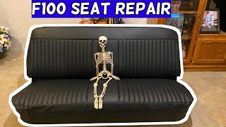 Ford F100 Seat Repair : AMAZING RESULTS for $300