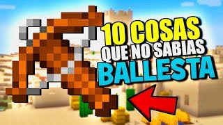 👉 10 COSAS QUE NO SABIAS DE LA BALLESTA 👈 MINECRAFT PE