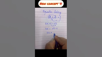 🧠 Solve Linear Equations in Seconds! ➕✖️ #maths #sortfeed #learningmagic #mathstricks #magictricks