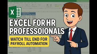 Excel for HR Professionals | Leave Tracker &amp; Payroll in Excel | Automate Salary with One Click#excel