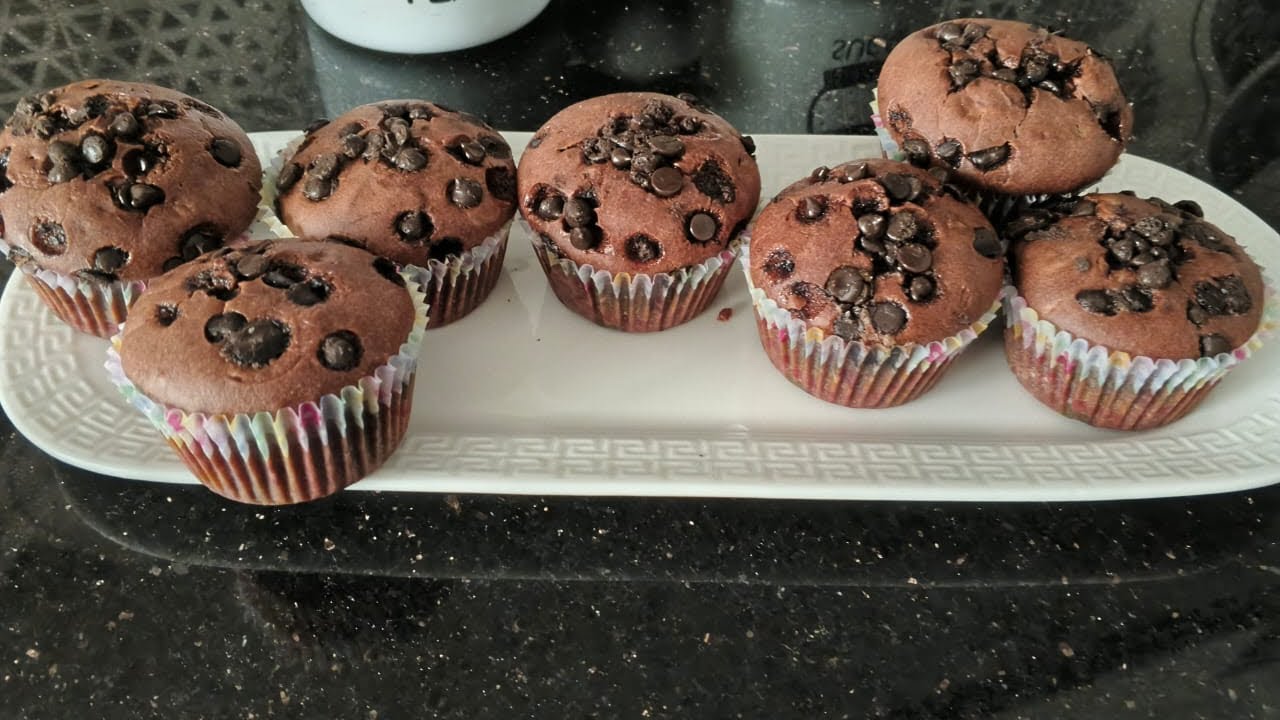 كاب كيك او مادلين الشوكولاطة😋 بطريقة جد ساهلة